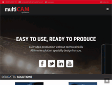 Tablet Screenshot of multicam-systems.com
